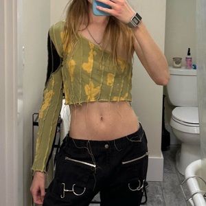 helena manzano underwater 3D stripe top